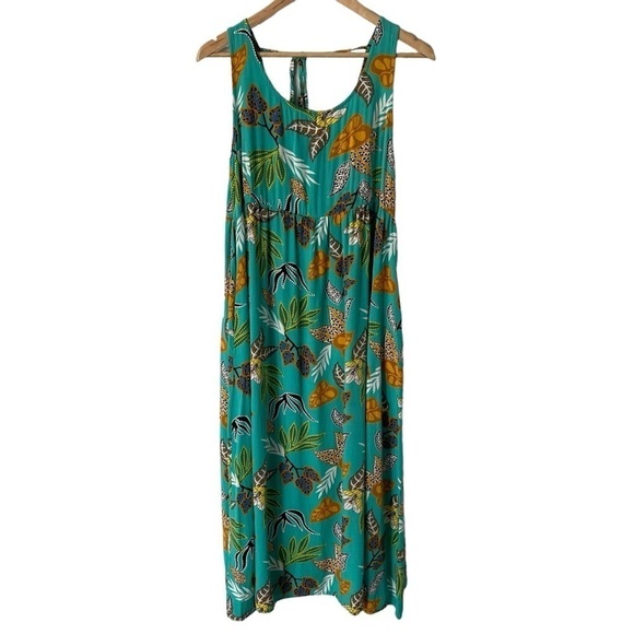 Suzanne Betro Dresses & Skirts - Suzanne Betro Tropical Print Summer Dress Womens M Multicolour Beach Vacation